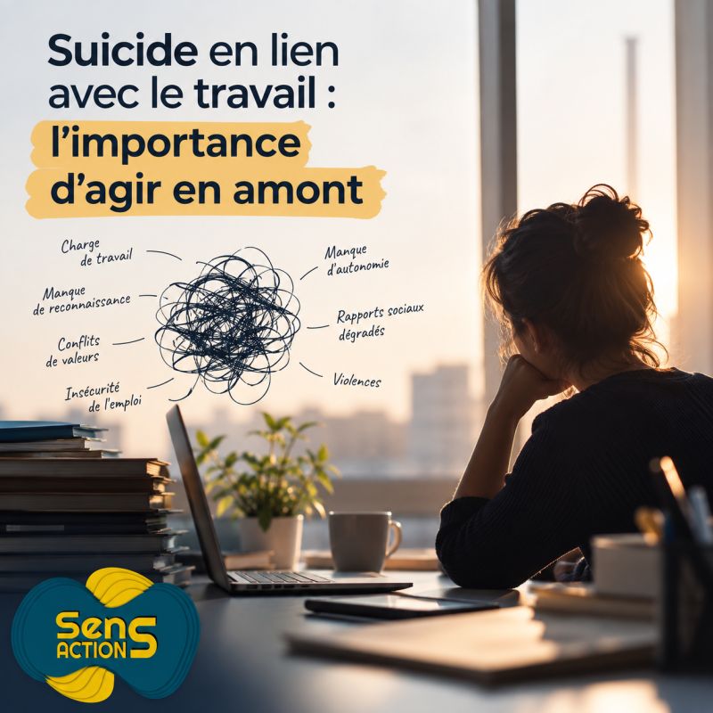 Suicide en lien avec le travail : comment agir en prévention ?